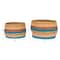 Hello Honey® Multicolor Vibrant Striped Seagrass Basket Set
